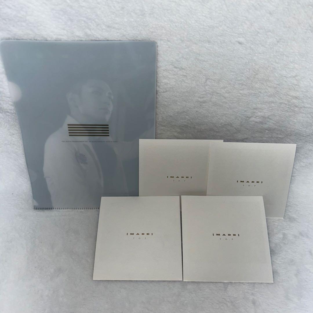 BIGBANG クリアファイル ＆ポラロイド4枚セット T.O.P