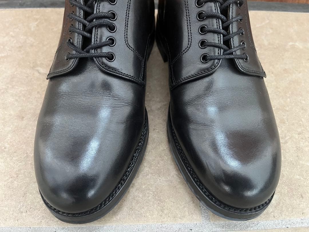 HARROGATE ARCHWAY プレーントゥ UK7 黒