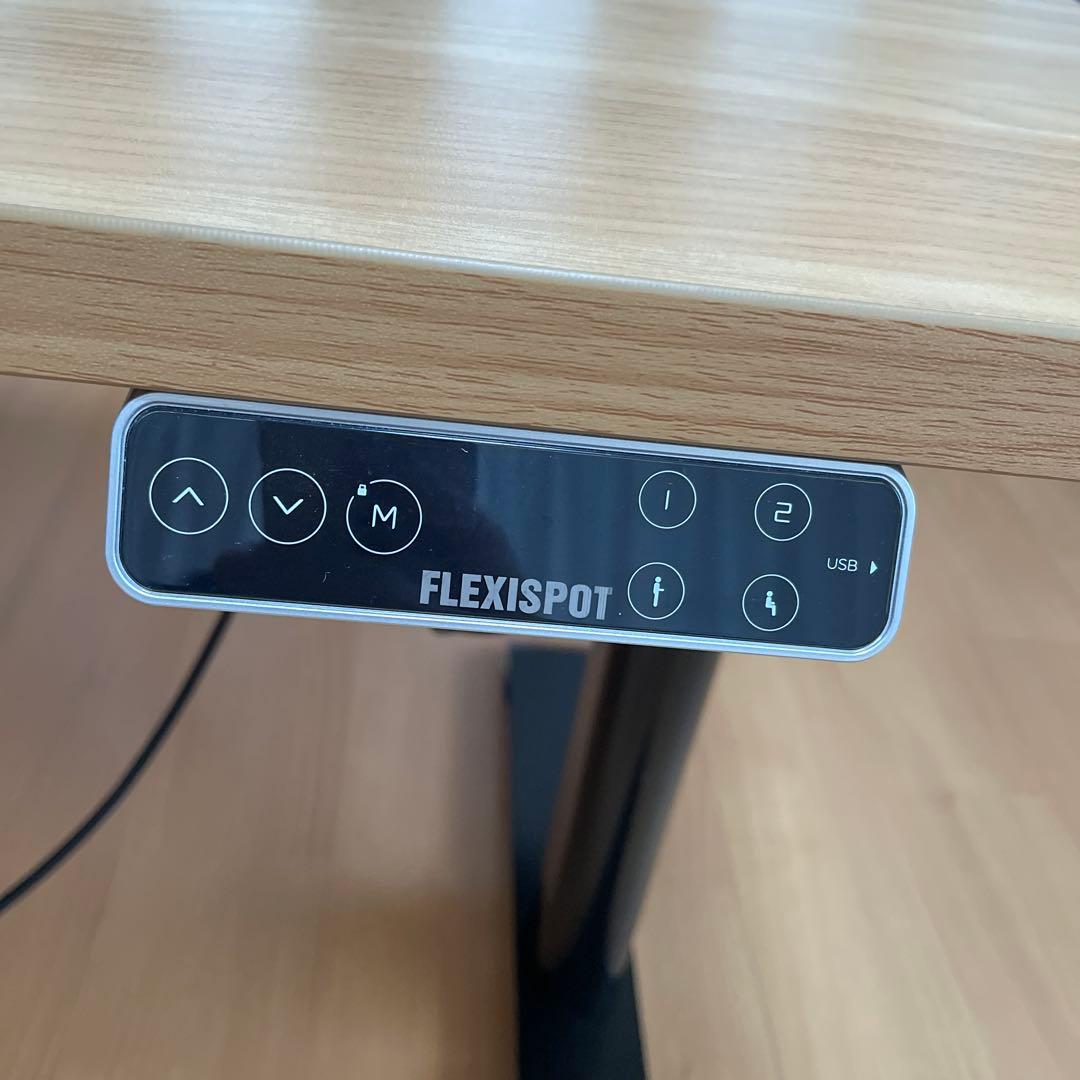 FLEXISPOT E8 電動昇降デスク 120×60cm CPUスタンド付き