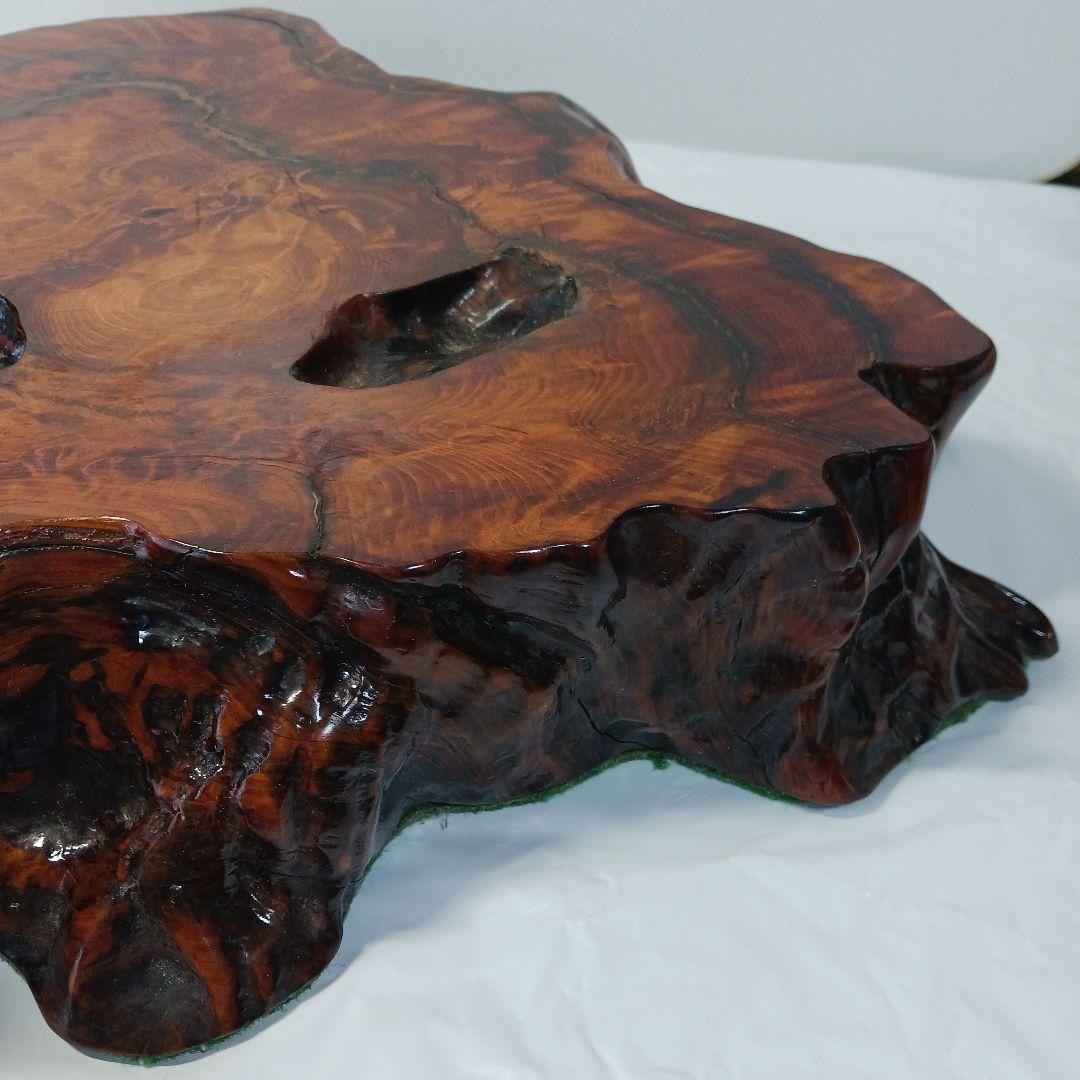 送料込み　屋久杉　希少厚切り台座