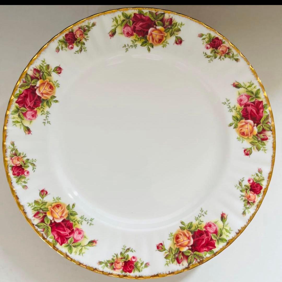 ロイヤルアルバート カントリーローズ　ディナー　大皿　５枚セット