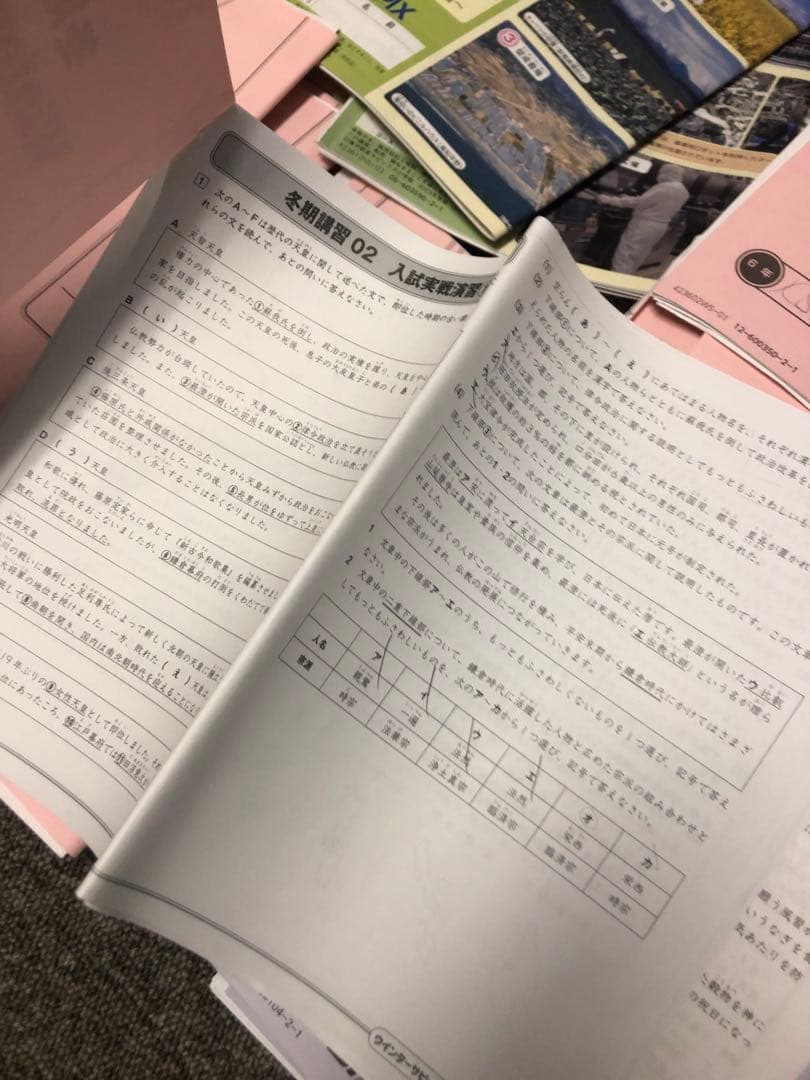 サピックス6年社会 デイリー春/夏/土特/日特/GS/夏集中　2024年受験