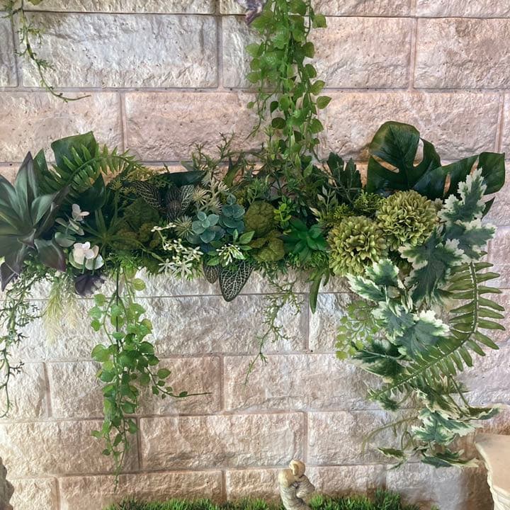 光触媒　人工観葉植物　ウォールグリーン　フェイク　フラワー40530