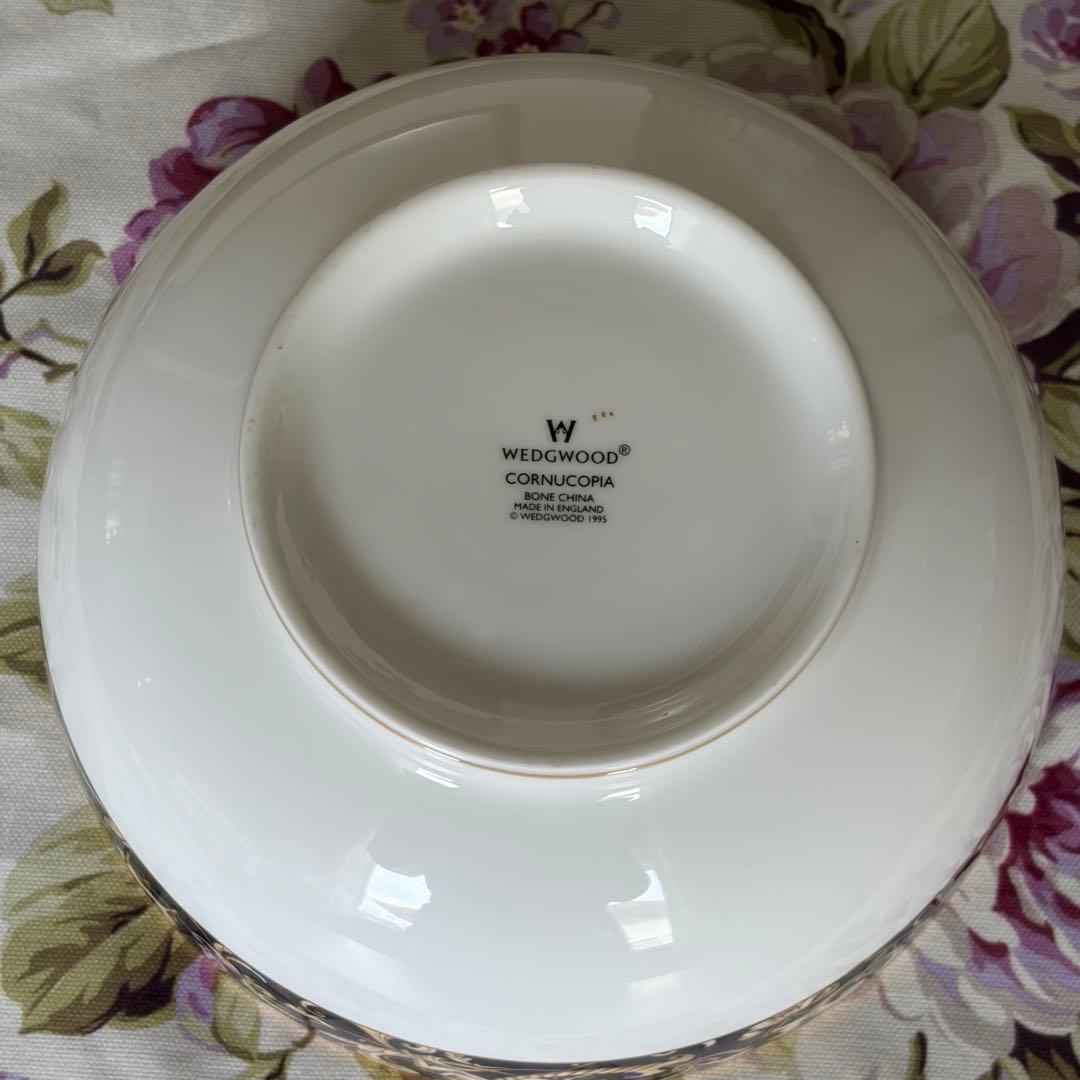 【レア美品】英国製　ウェッジウッド★コーヌコピア★大きめのボウル