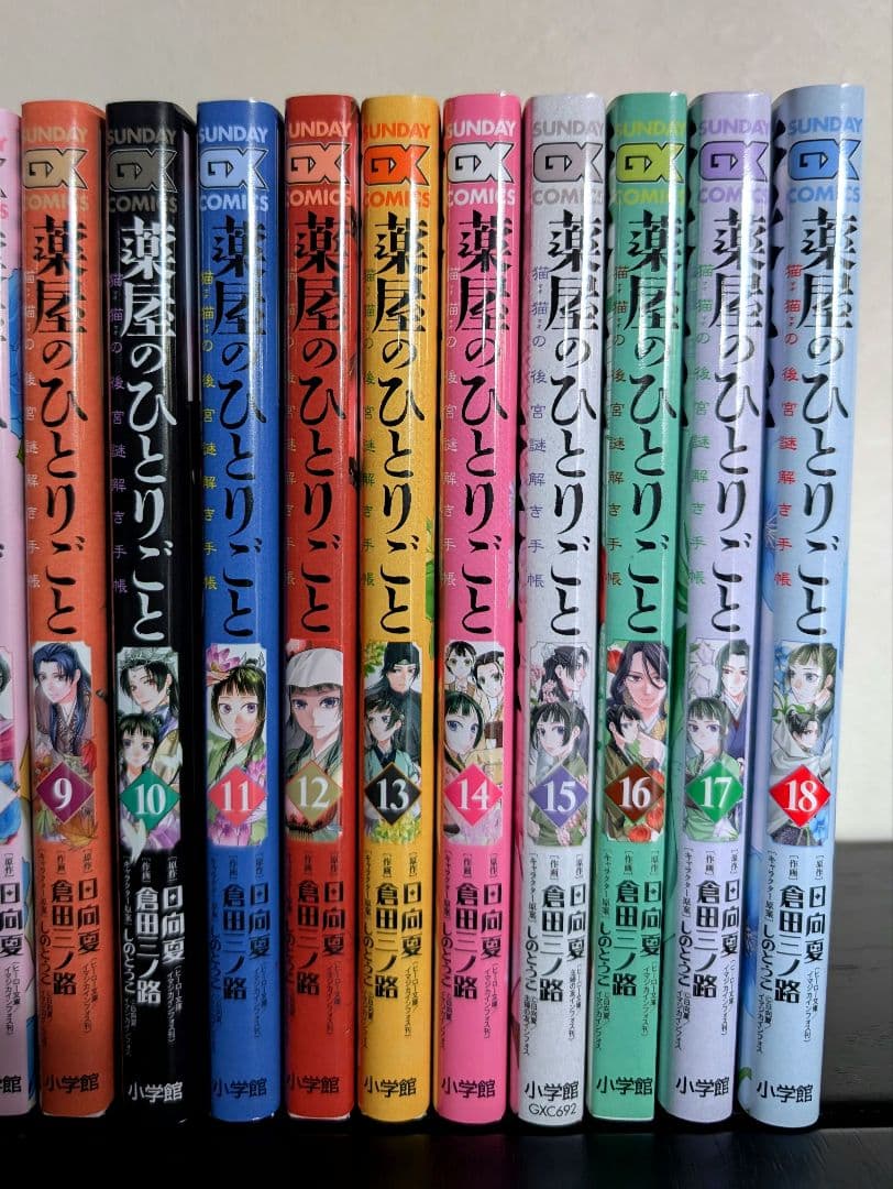 薬屋のひとりごと 猫猫の後宮謎解き手帳 1~18巻 小学館 サンデーGX