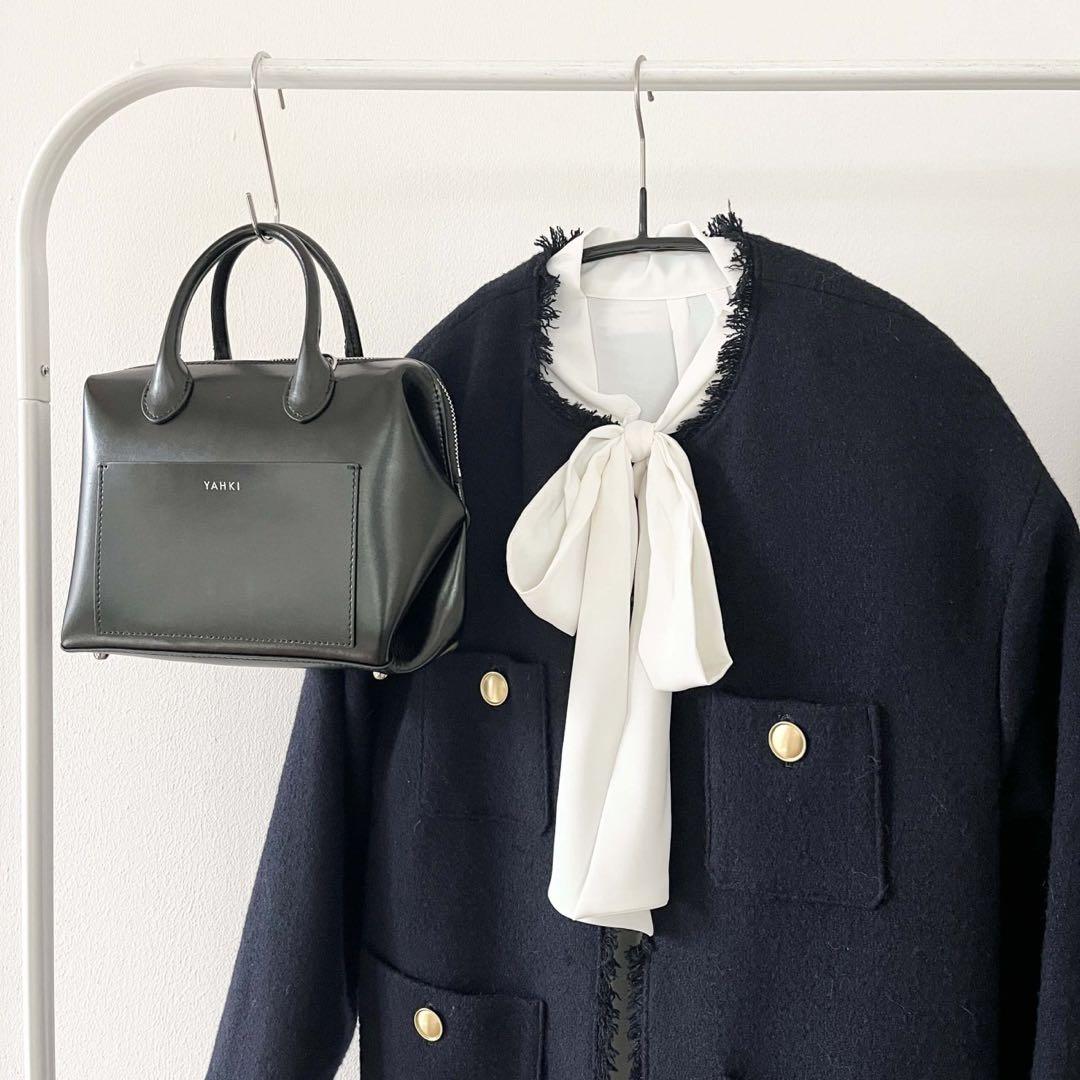 美品✨green label relaxing ツイードノーカラージャケットS