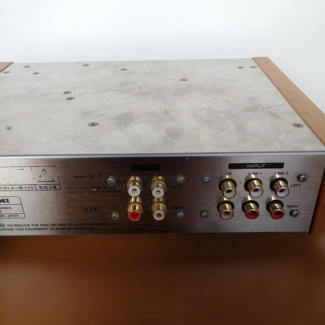 Sunvalley ADVANCE SV-3 真空管プリアンプ