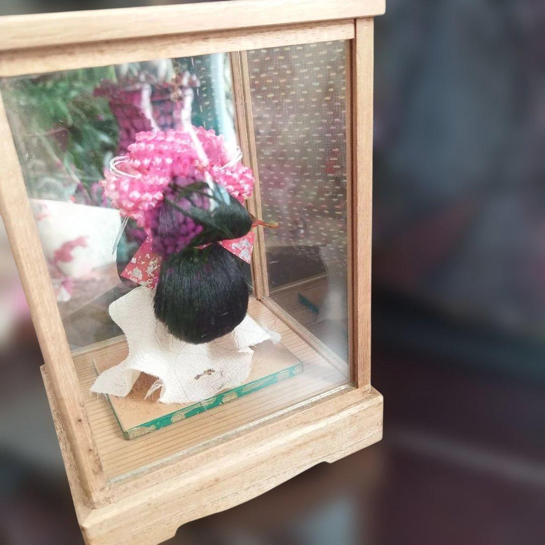 ミニ日本髪のカツラ（骨董品）