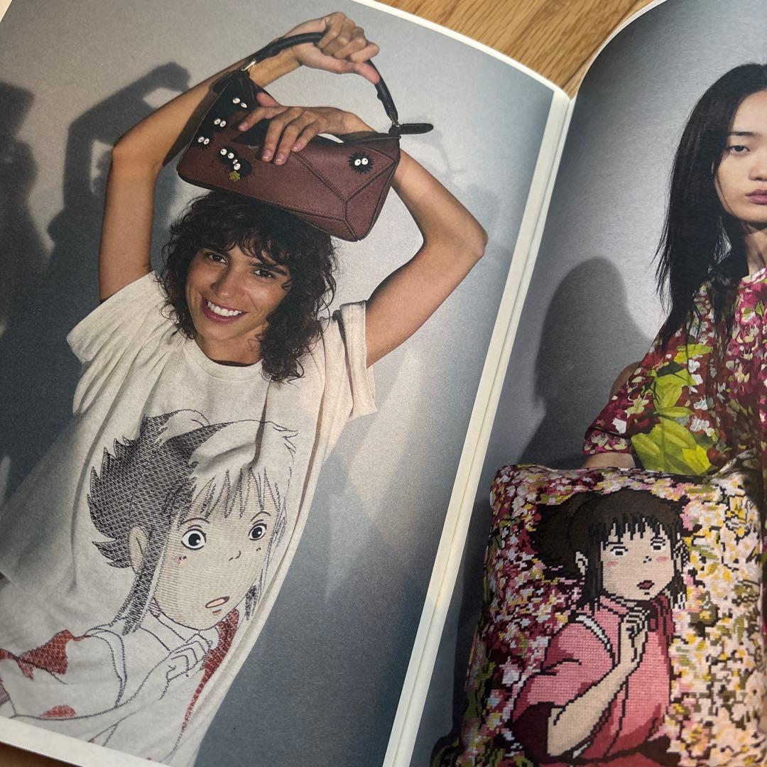ロエベ LOEWE ジブリ 千尋　ノート 袋　湯札　リボン　千と千尋　ノベルティ
