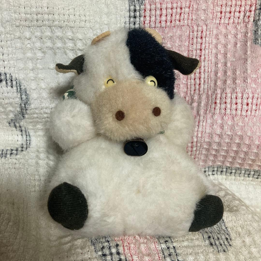 昭和レトロ　ハニートイズ　ウシ　ぬいぐるみ　中古品