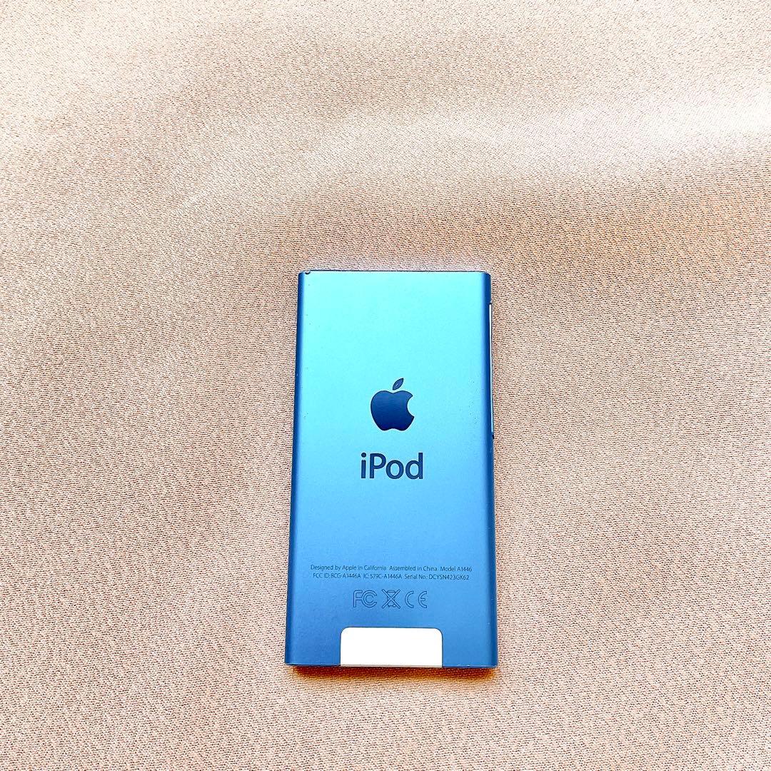 ブルー iPod nano 第7世代 16GB アイポッドナノ 本体 T