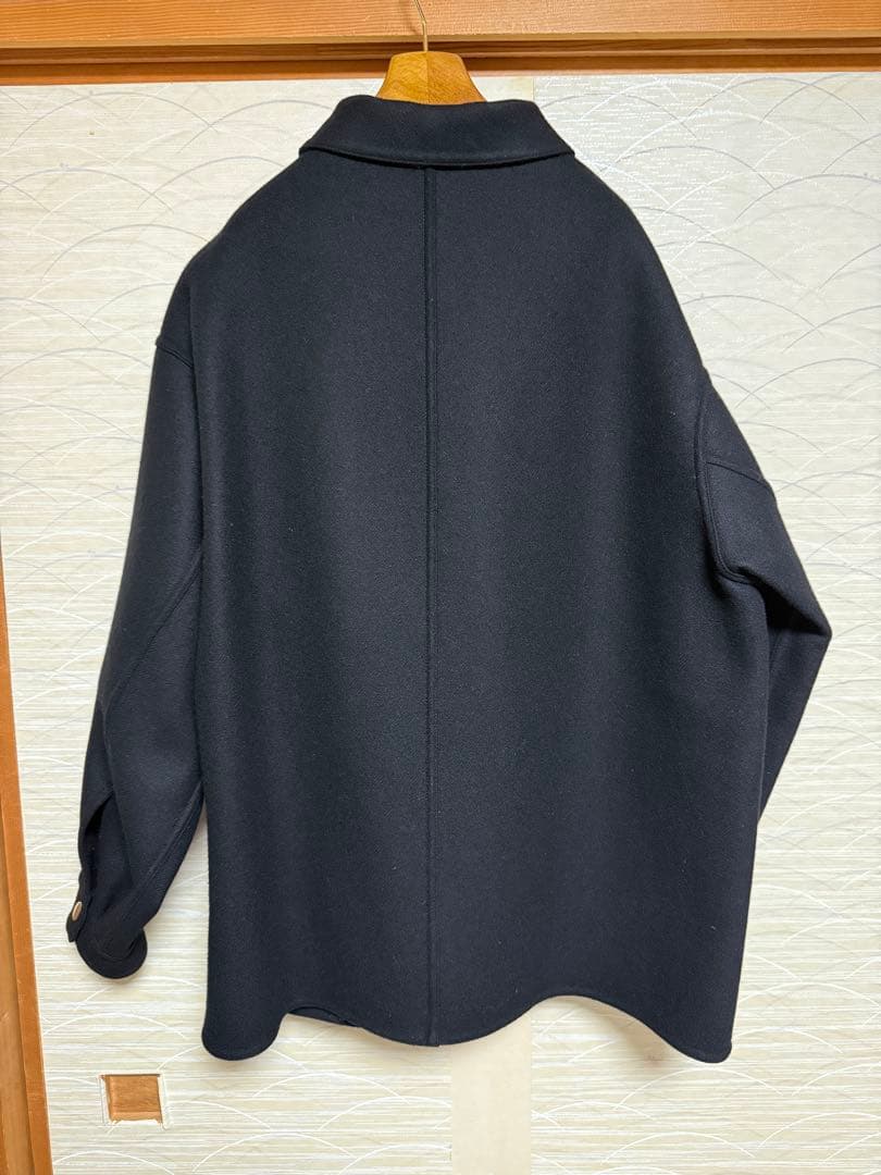 H BEAUTY&YOUTH ＜H＞ウールカシミヤ メルトンカバーオール