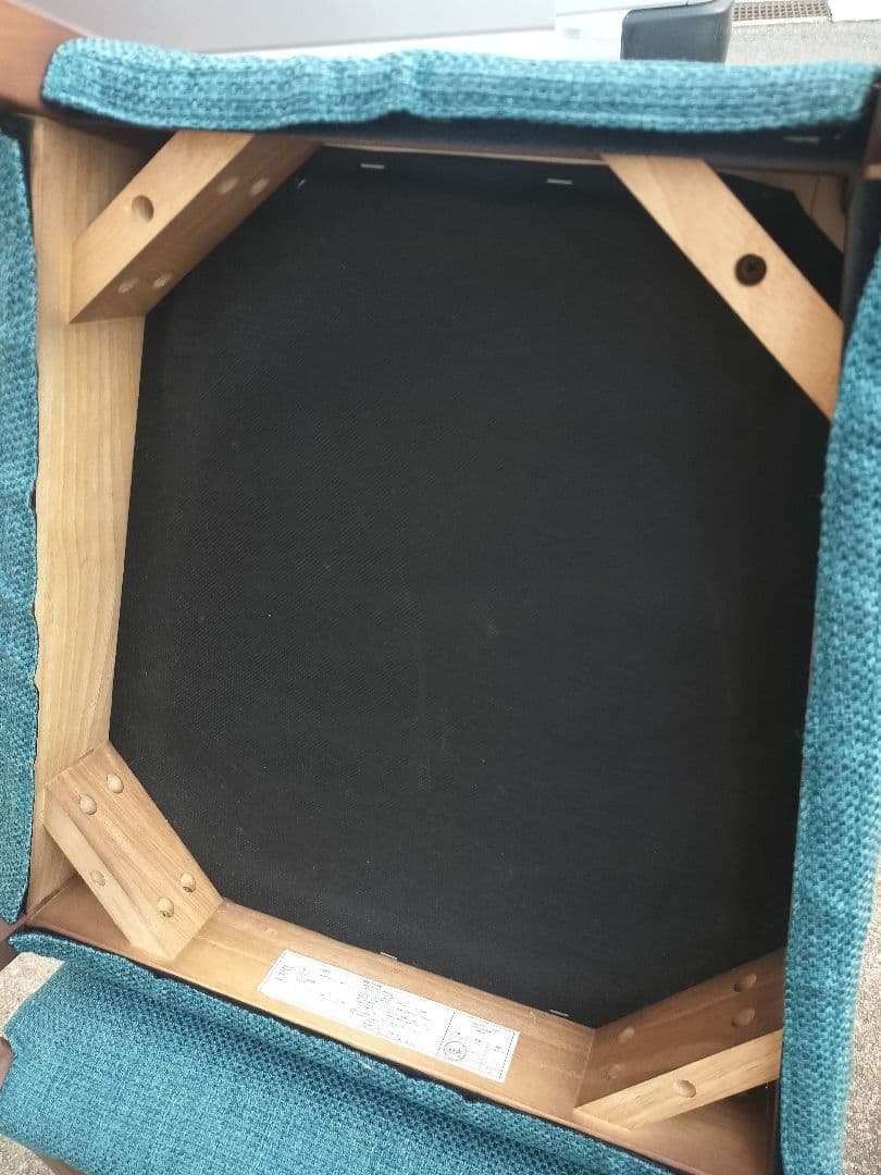 ニトリ NITORI アルナス ダイニングチェア グリーン 2脚セット