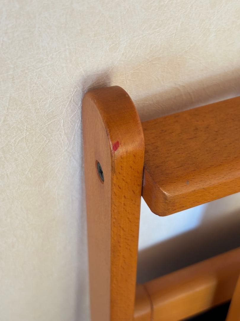 イタリア　木製　折り畳み　キッチンワゴン 黒色天板　ホッパペドレッティ