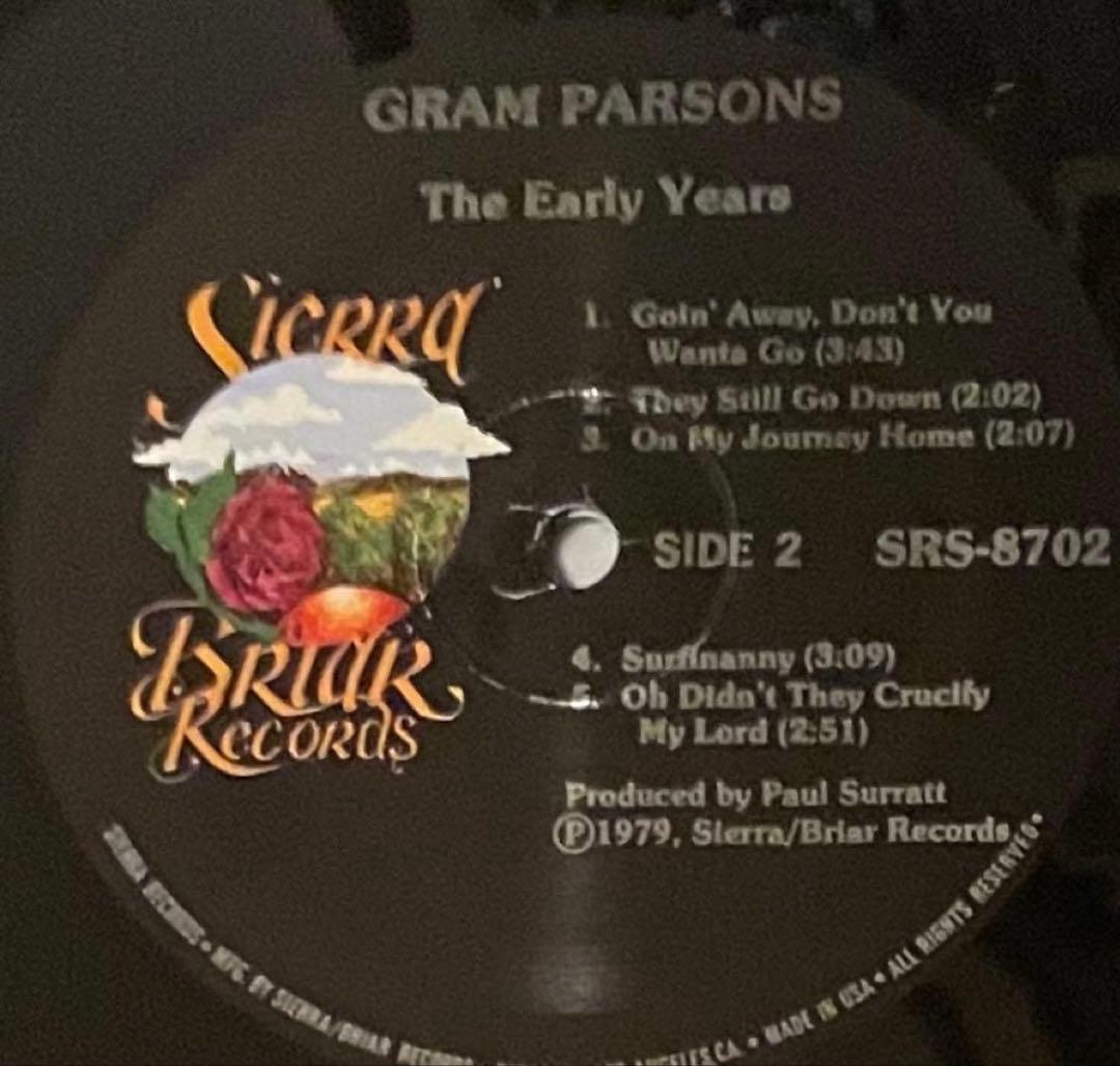 希少盤LP　フライング・ブリトー・ブラザーズ グラム・パーソンズ　二枚セット