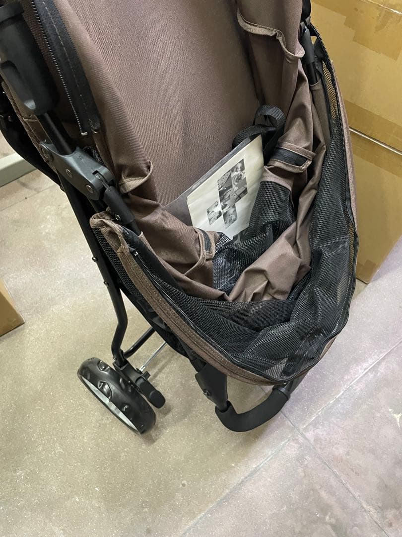 ペットカート　タンスのゲン　ブラウン