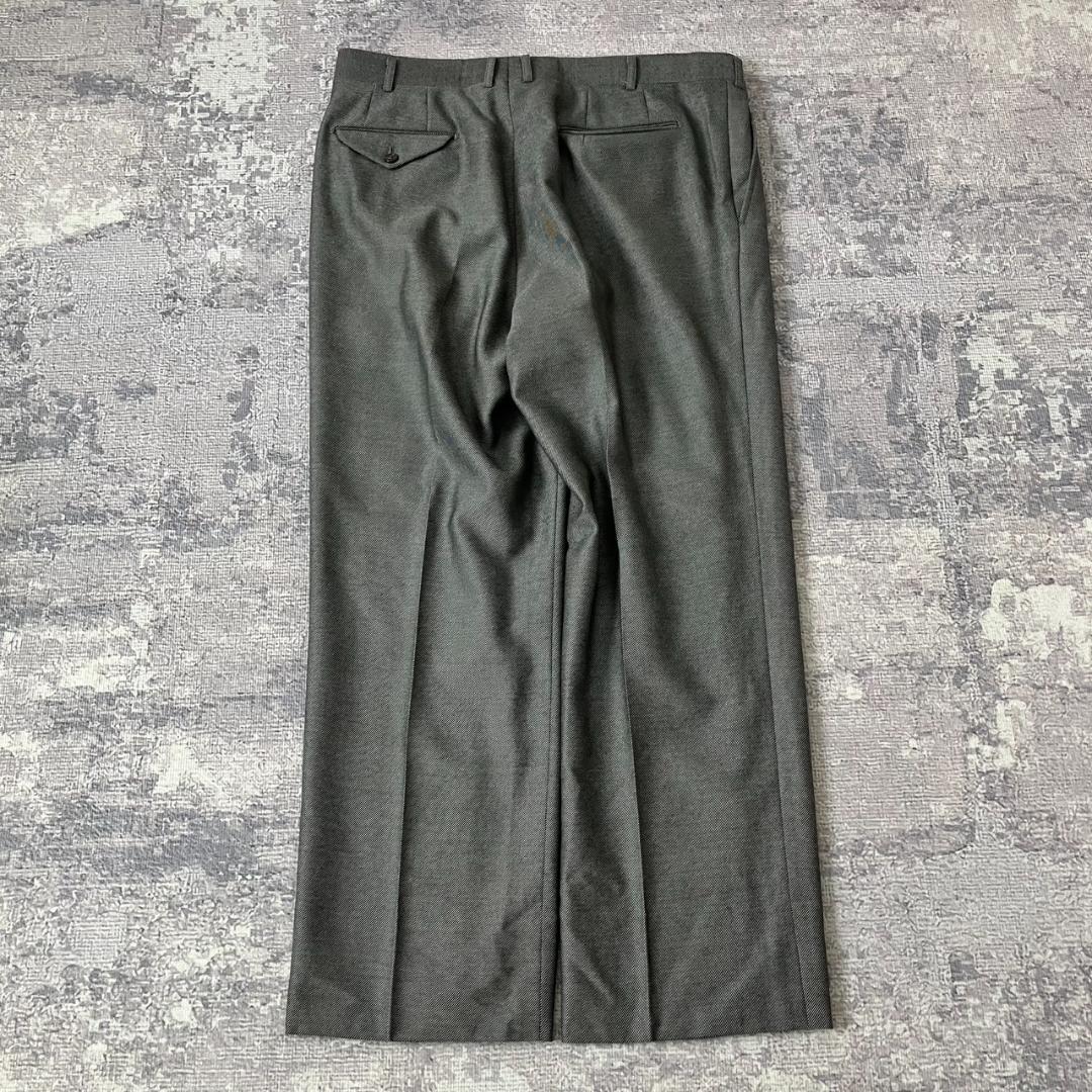 【超希少XL】バーバリーロンドン スーツ セットアップ ダブル 銀ボタン グレー