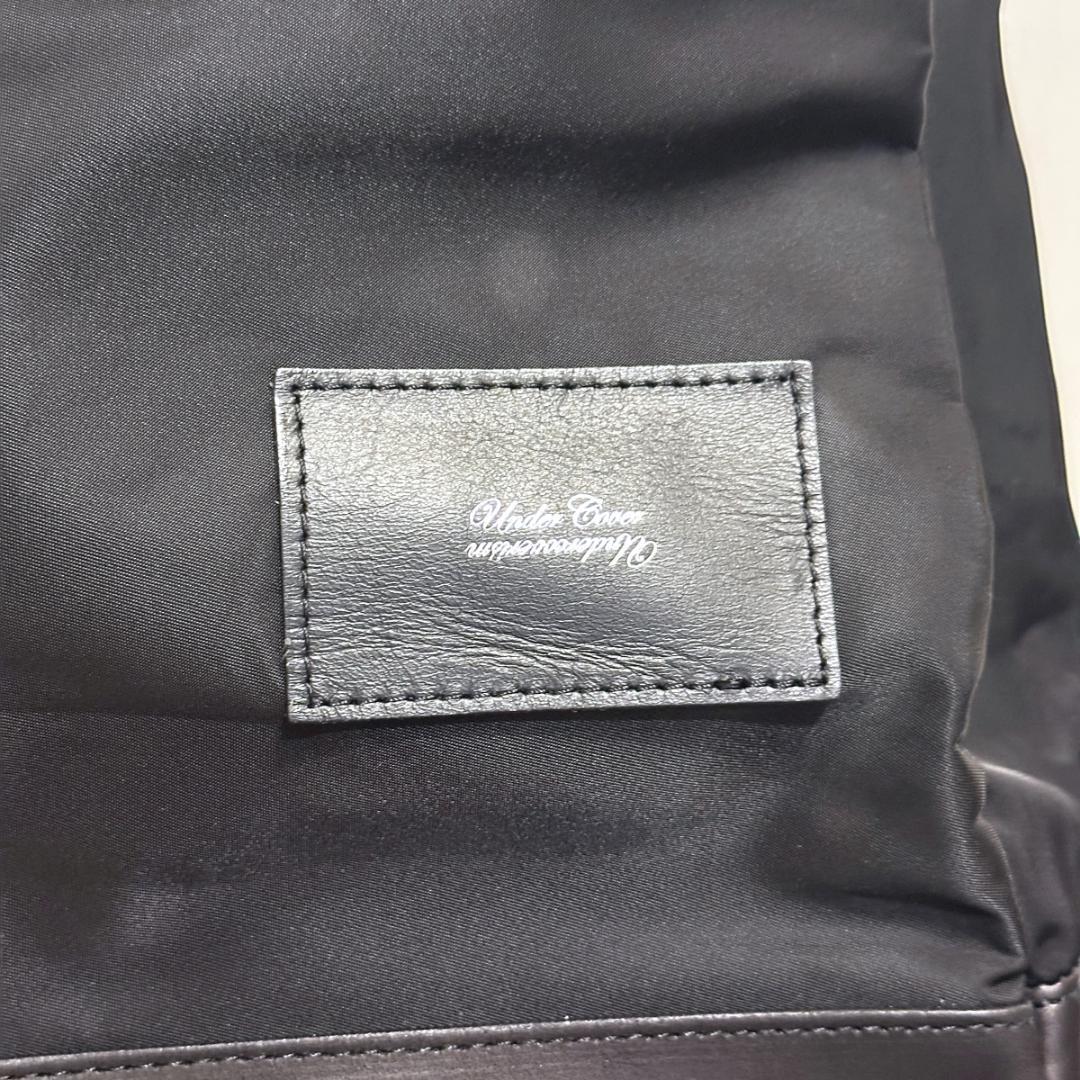 UNDERCOVER　トートバッグ／ショルダー紐付　黒　HR0979