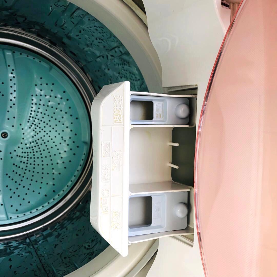 SHARP 全自動電気洗濯機 ES-GV80R-P 2015年製　掃除済み￼