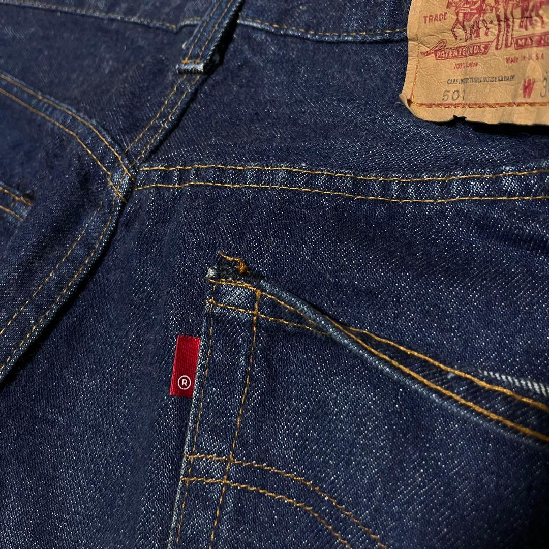 なつみ 濃紺 極美品 501 赤耳　524刻印 w34