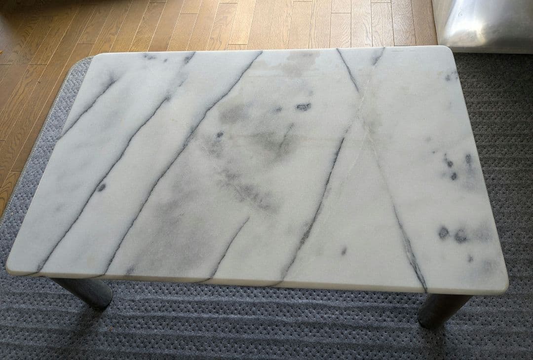 【1/末まで限定】大型テーブル 大理石調 ローテーブル