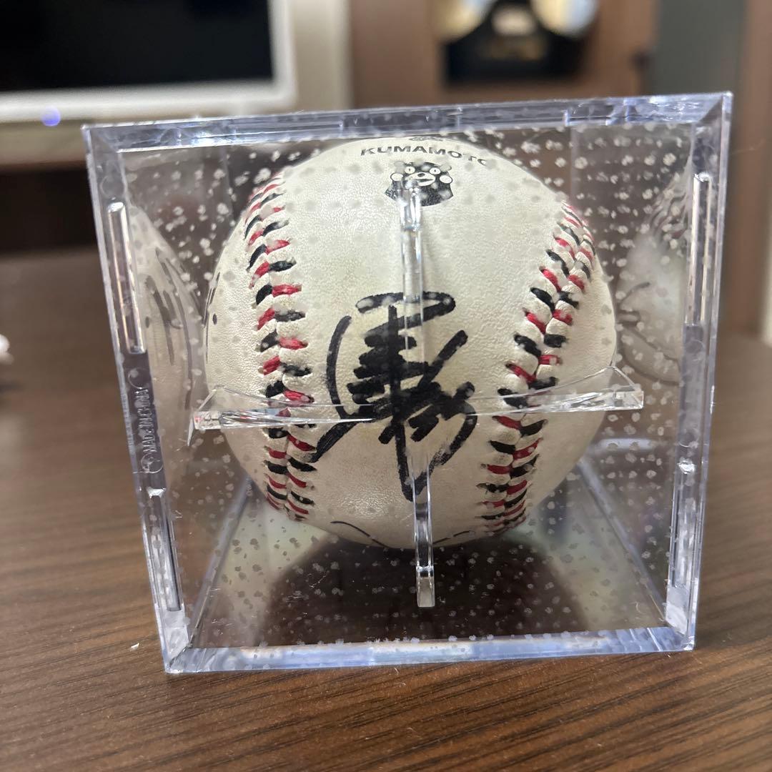 オールスターゲーム2018 熊本開催 記念ボール 4選手直筆サイン入り