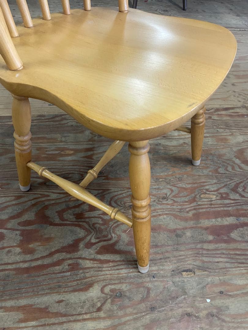 WINDS 太平家具　飛騨　木製　ダイニングチェア ウィンザーチェア　③