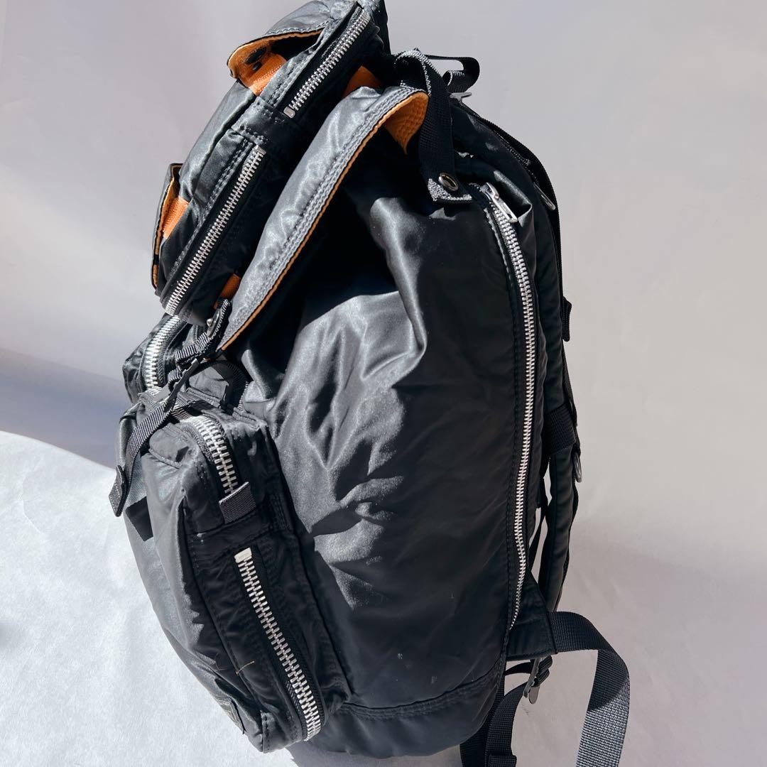 極美品✨ポーター タンカー　X L バックパック リュック　ブラック　ポーチ付き