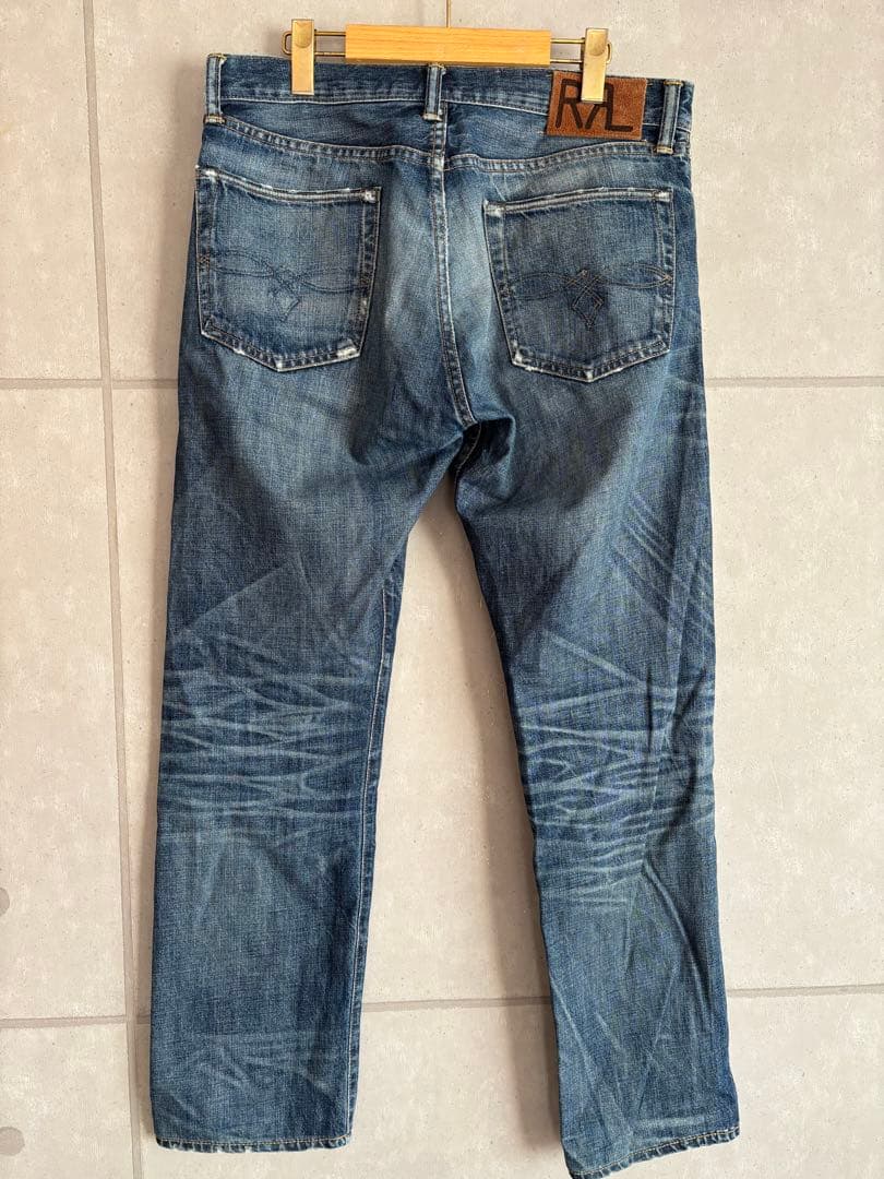 RRL デニム　リペア　ダメージ加工　ジョニーデップ