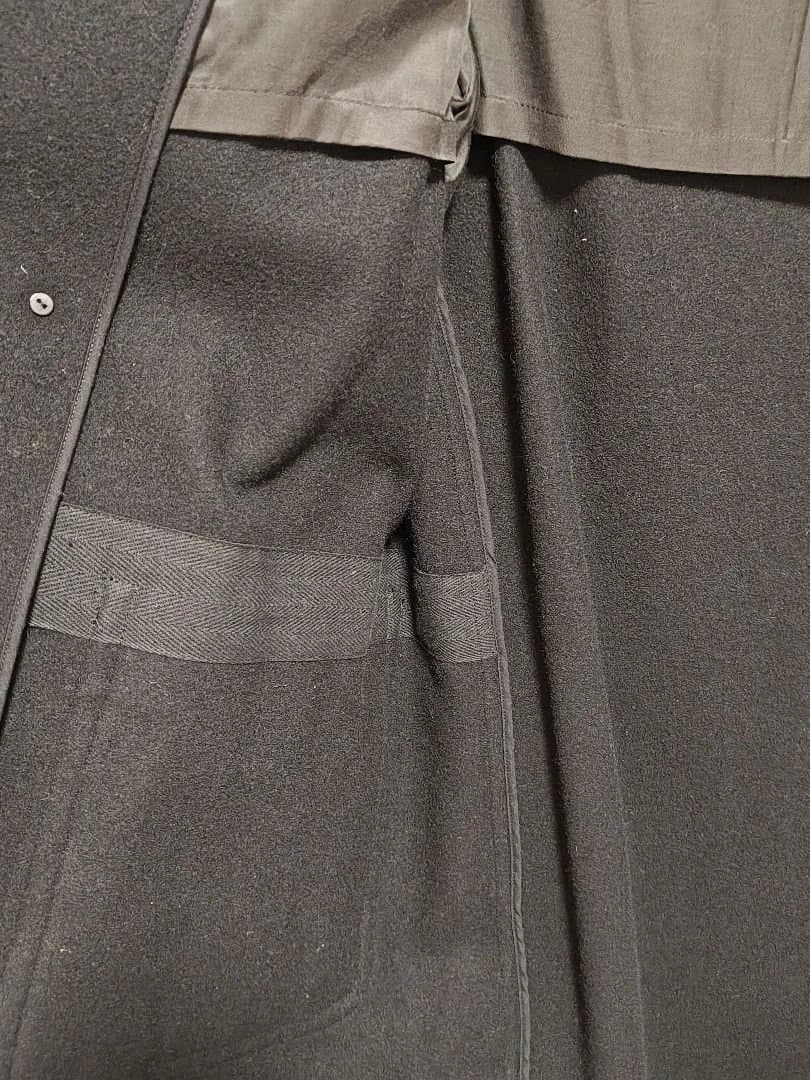 【未使用】ORCIVAL Woolウール ダブルコート 黒