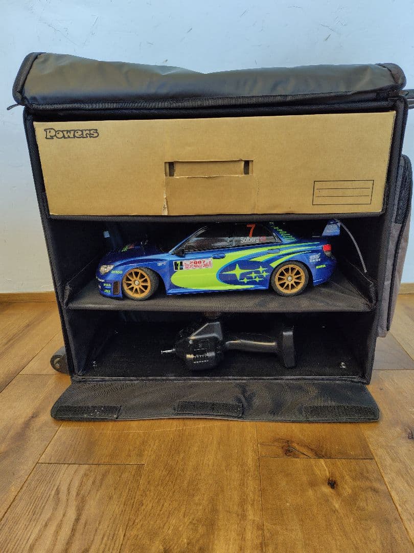 タミヤRC スバル インプレッサ プロポ＋バッテリ＋マルチチャージャー＋キャリー