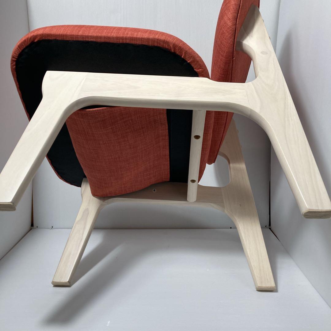 美品✨ニトリ　1人用 こたつチェア　オレンジ　ダイニングチェア