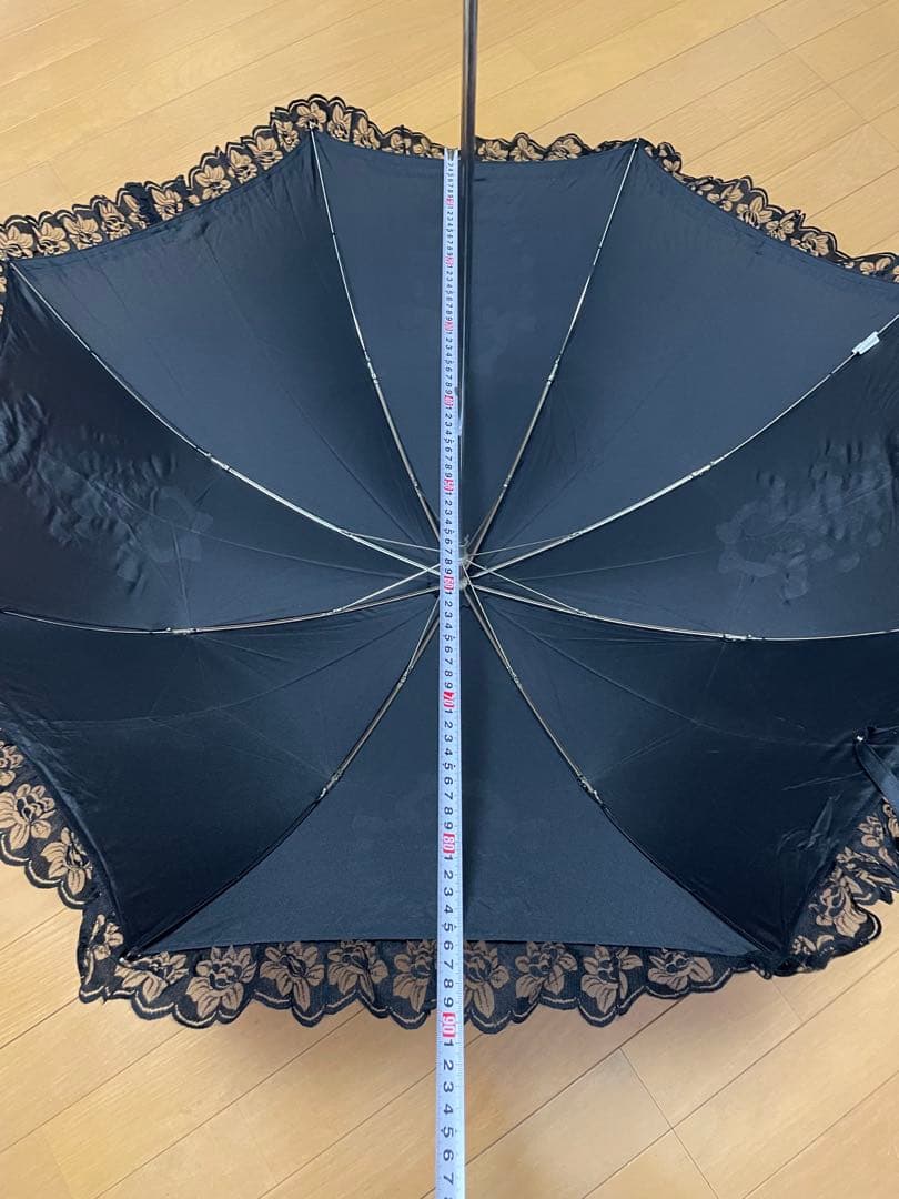 希少✴︎ ベイビーザスターズシャインブライト　折りたたみ　傘　黒
