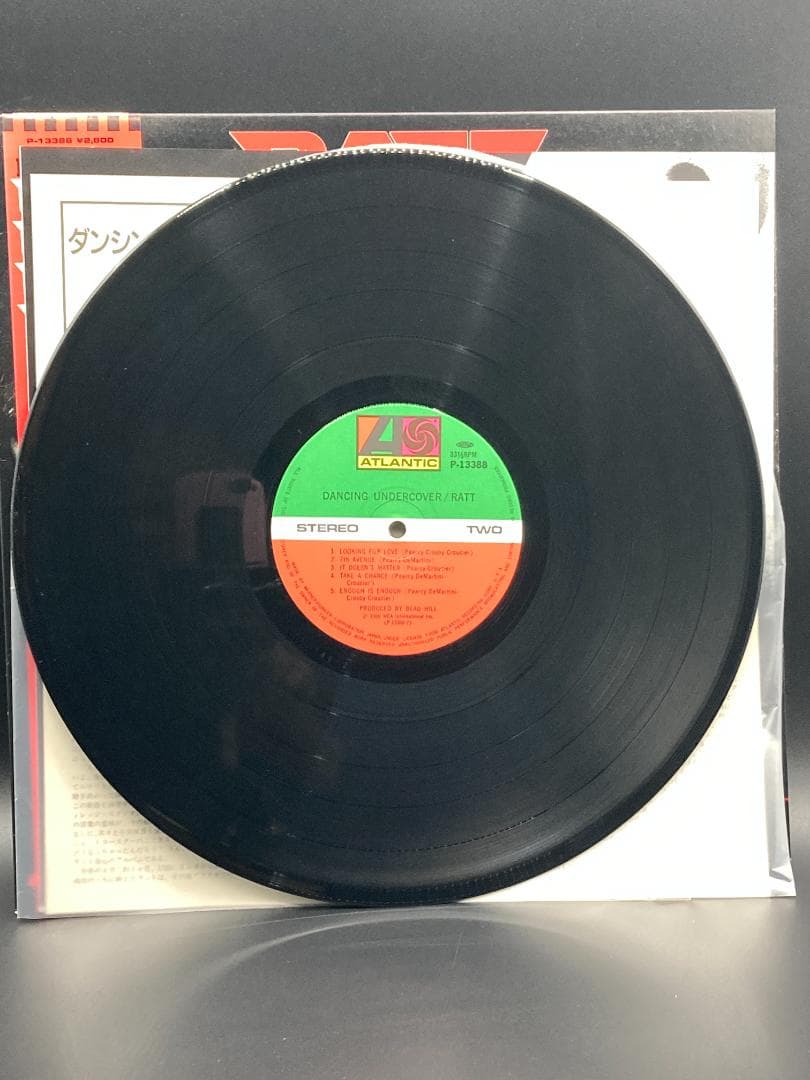 RATT Dancing Undercover 国内盤 LP 帯 P13388