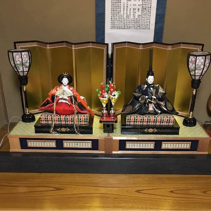 雛人形  【豪華】親王飾り  台座付き  ひな祭り