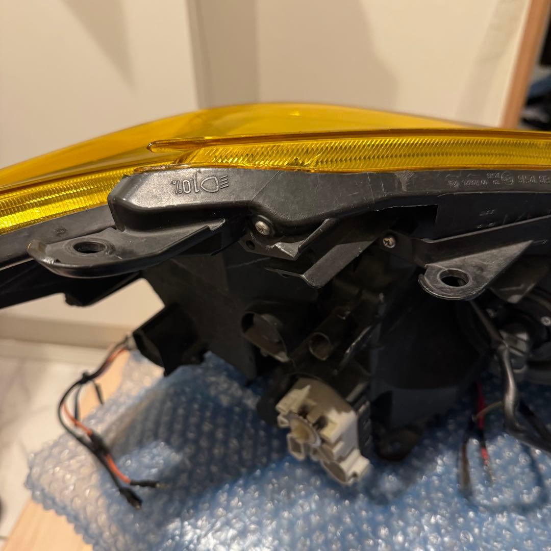 プリウス 30 純正 加工品 3連 イカリング付 前期 LED ヘッドライト