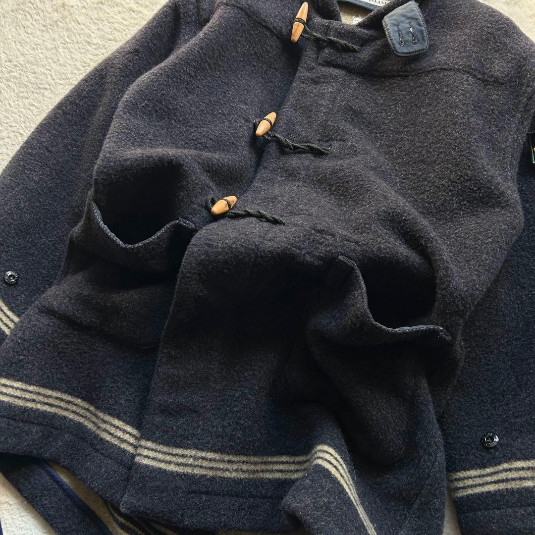 94AW　ストーンアイランド　ダッフルコート　グリーンエッジ　ネイビー　M　名作