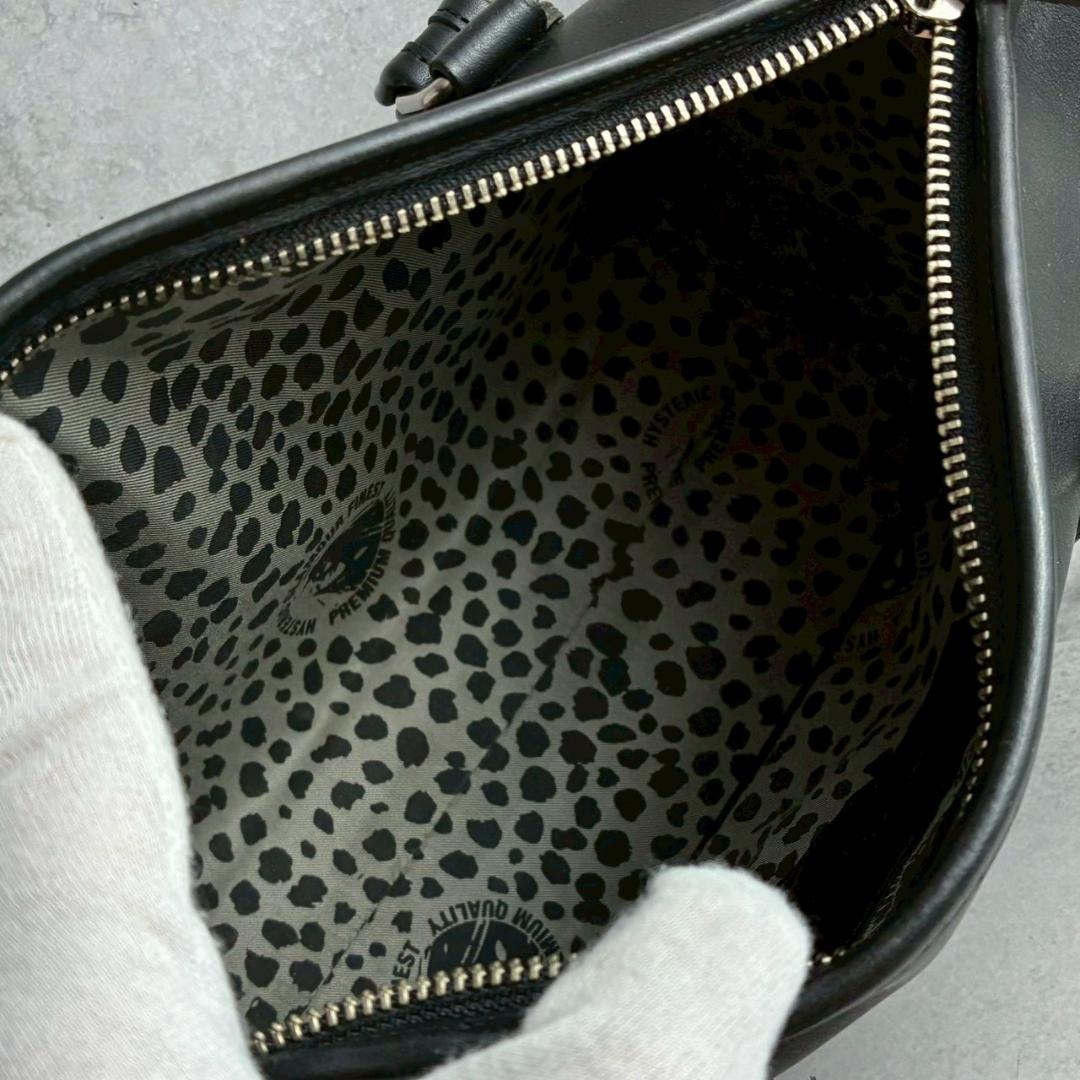 美品　ヒステリックグラマー　スタッズ　レザー　2wayボストン　ショルダーバック