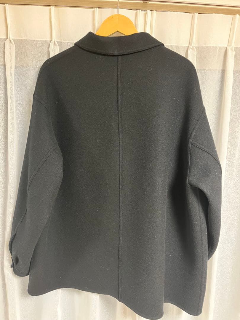 H BEAUTY&YOUTH ウールカシミヤ メルトンカバーオール