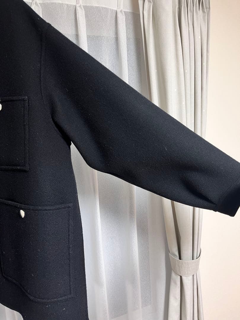 H BEAUTY&YOUTH ウールカシミヤ メルトンカバーオール