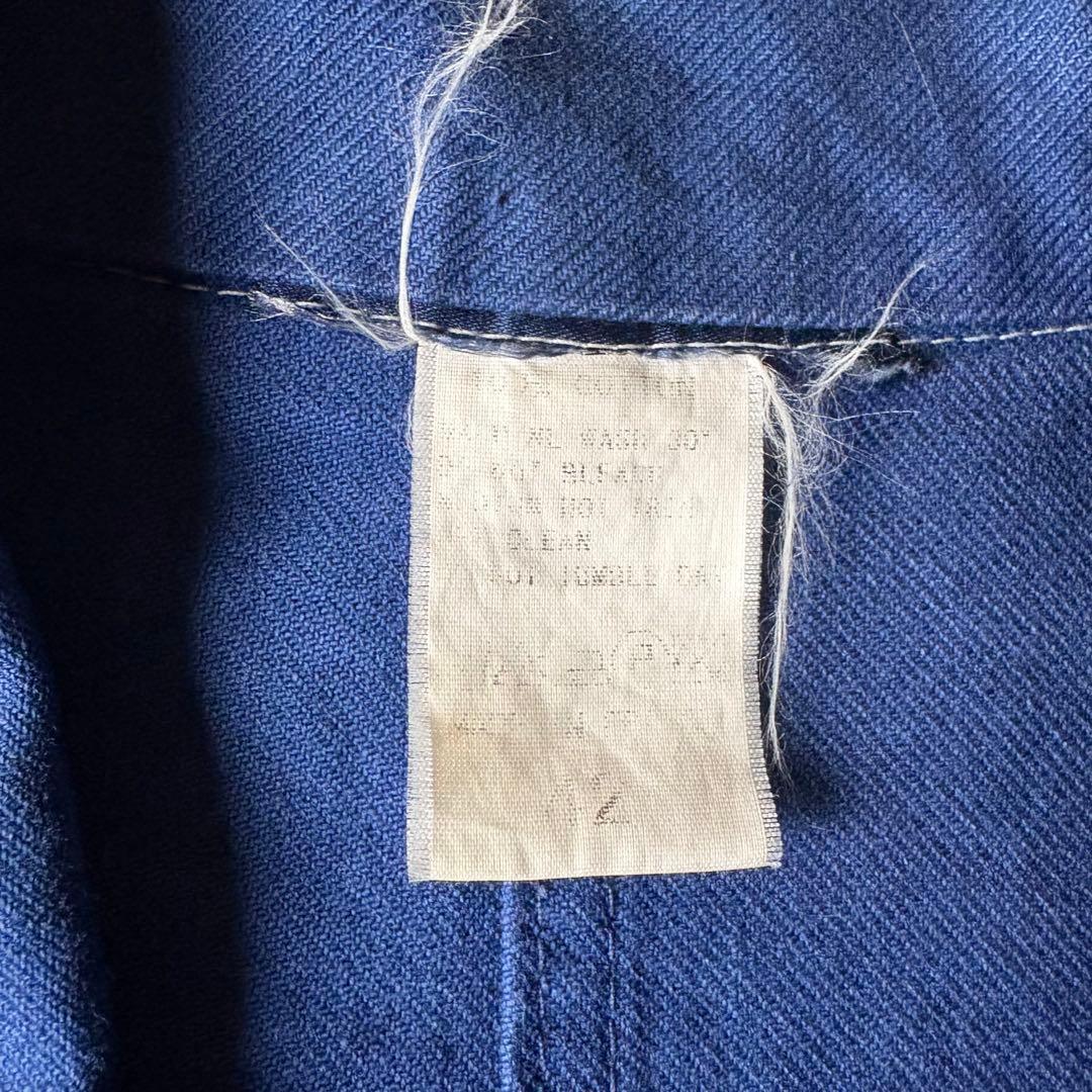 【90sフランス製】ユーロワーク　ヴィンテージカバーオール　ワークジャケット