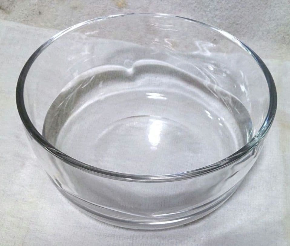 茶道具ギヤマン平水指し黒い漆蓋付きA479