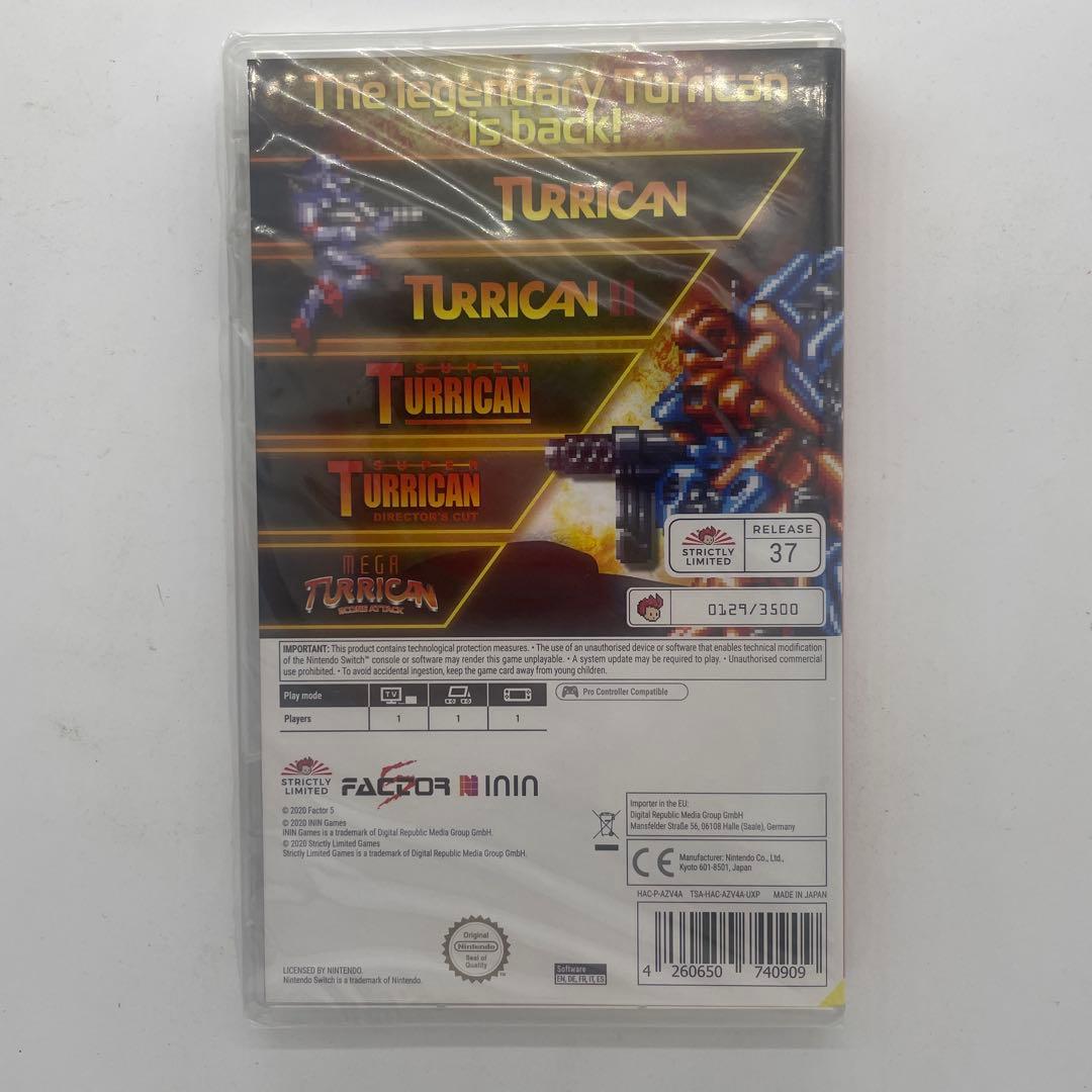 新品　TURRICAN Anthology Vol.I タリカン　SWITCH