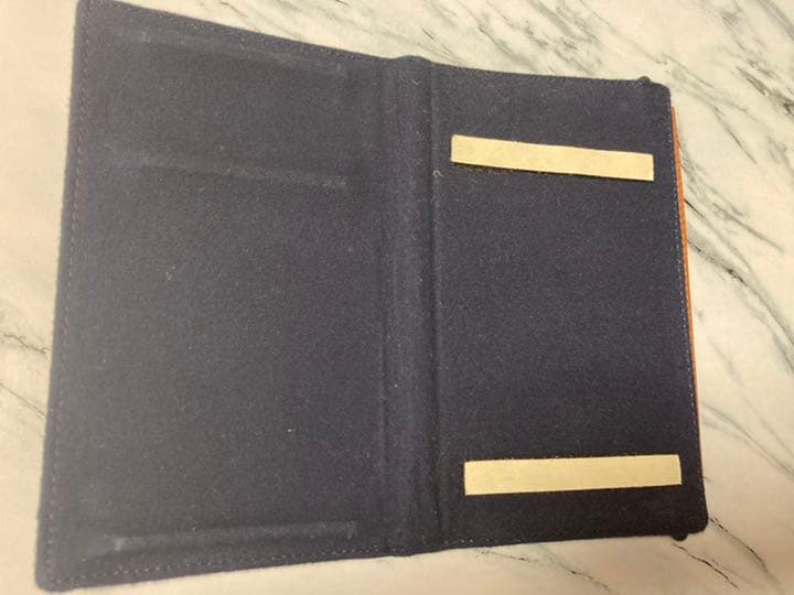 アマダナ　電卓カバー　グリーン　レザー　希少品