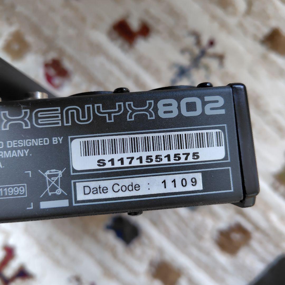 Behringer アナログミキサー 8チャンネル XENYX 802