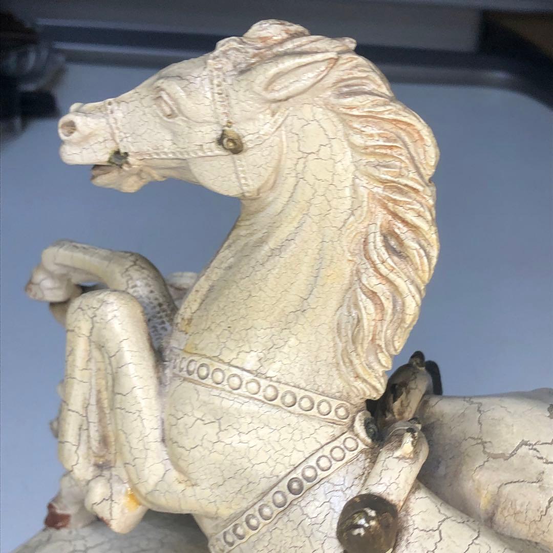 アンティーク 　ローマ戦車　チャリオット　置物