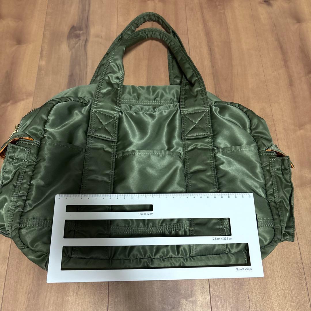 【美品】PORTER タンカー　ダッフル　ミニボストン　セージグリーン