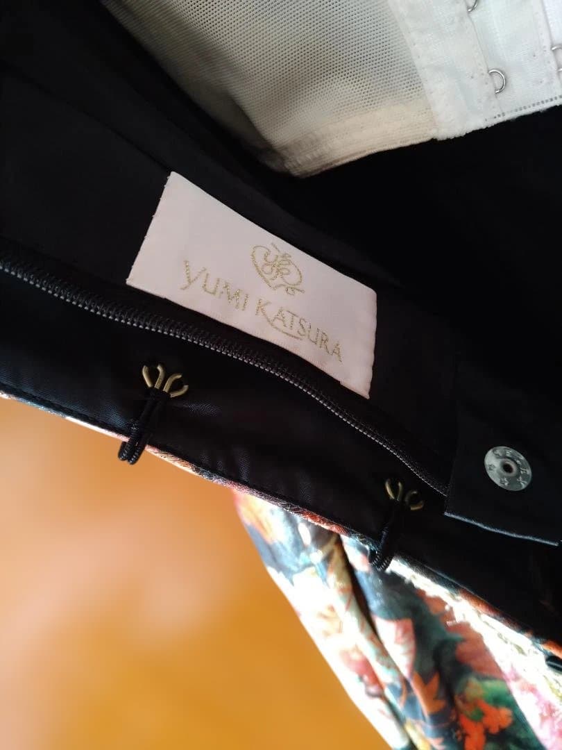 【値下げ中1/31 23:00まで】桂由美 カラードレス 花柄 ブラック