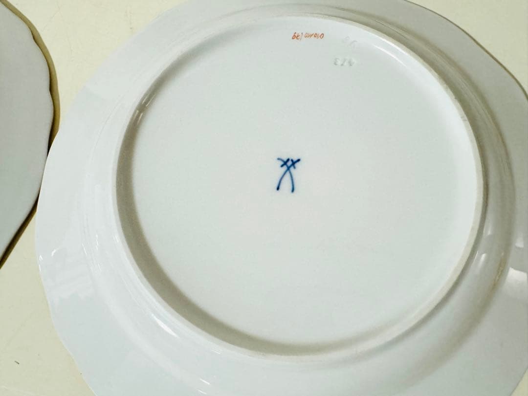 マイセン スキャタードフラワー 散らし小花 プレート 深皿 8枚