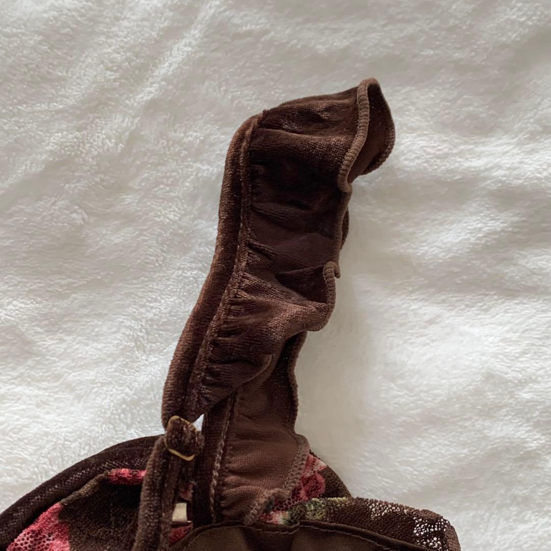 LIZ LISA 00’s 花柄　ベロアチャニック